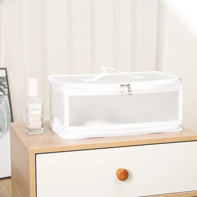 Transparent folding storage box, waterproof and moisture-proof clothing classification box, miscellaneous cosmetics storage box
Transparent folding storage box, waterproof and moisture-proof clothing classification box, miscellaneous cosmetics storage box