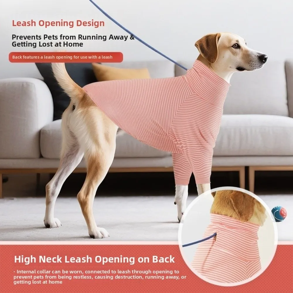 with Stripes Dog Pajamas Soft and Comfortable 2 Legged Dog Jumpsuit Warm Soft Fleece Dog Recovery Suit Small Medium Dogs
with Stripes Dog Pajamas Soft and Comfortable 2 Legged Dog Jumpsuit Warm Soft Fleece Dog Recovery Suit Small Medium Dogs