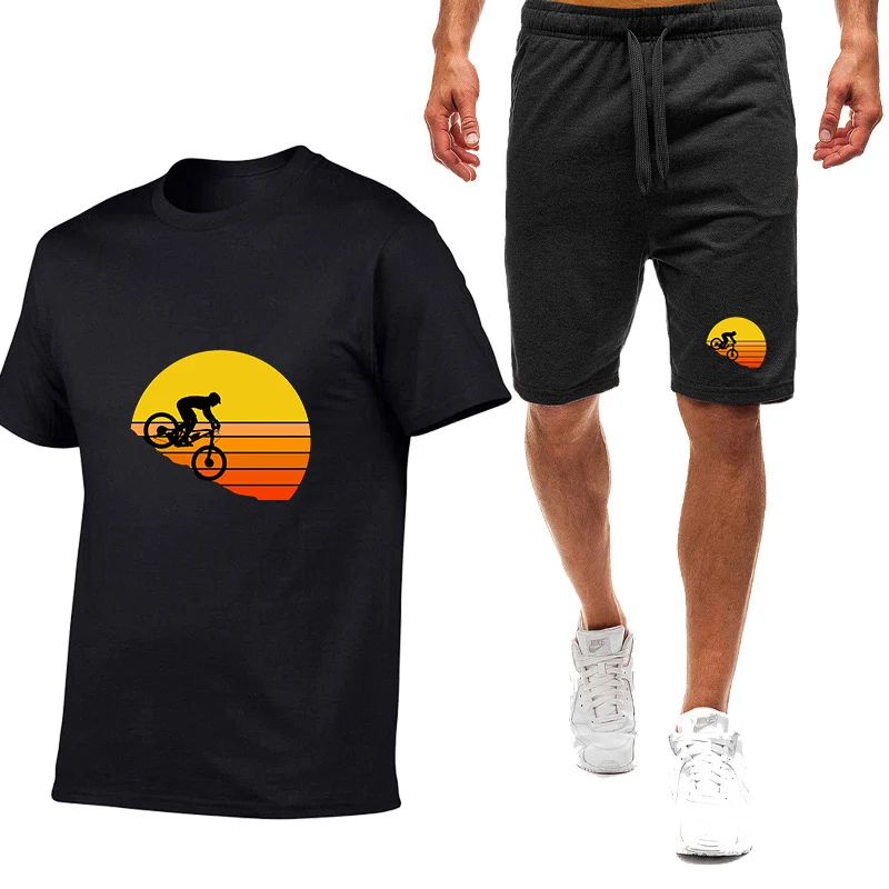 2026 Sports bike enthusiasts Print New Men's Eight-color Short-sleeved Set Summer Casual T-shirt Top + Sweatpant Two-piece Suit
2026 Sports bike enthusiasts Print New Men's Eight-color Short-sleeved Set Summer Casual T-shirt Top + Sweatpant Two-piece Suit