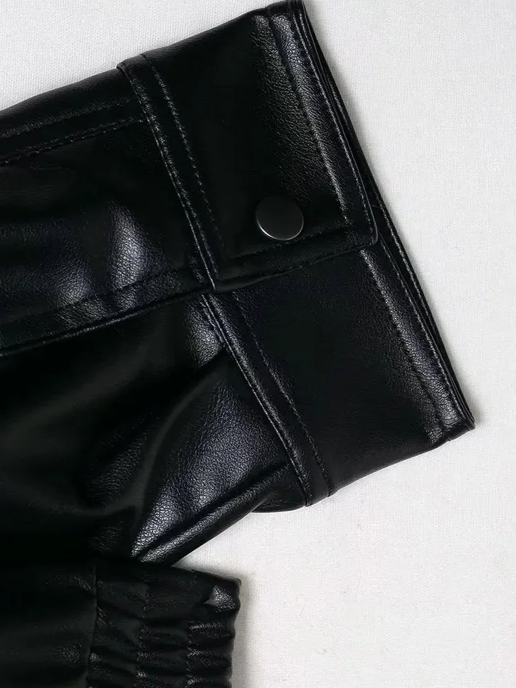 HH женские новые модные куртки черные меховые лацканы с длинными рукавами и карманами на молнии женские осенние уличные свободные пальто 
HH женские новые модные куртки черные меховые лацканы с длинными рукавами и карманами на молнии женские осенние уличные свободные пальто