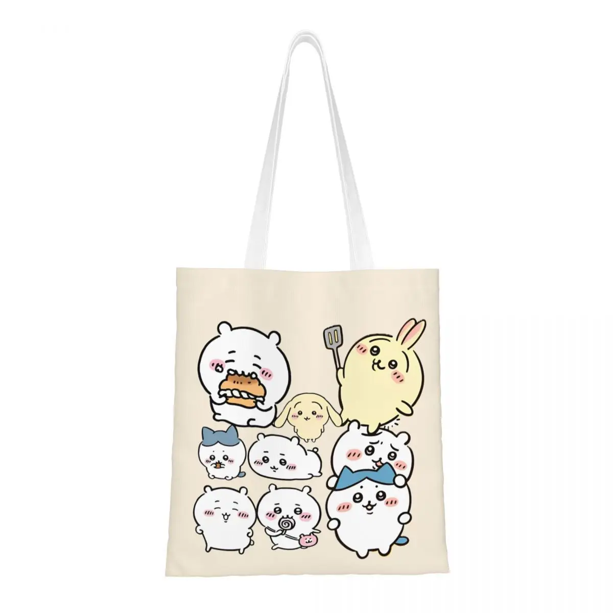 Copkfegf Chiikawa Canvas Tote Bag Trendy Large Capacity Grocery Bag for Unisex School Bags
Copkfegf Chiikawa Canvas Tote Bag Trendy Large Capacity Grocery Bag for Unisex School Bags