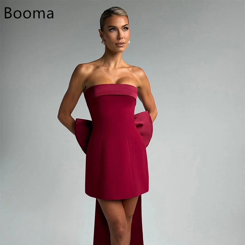 Booma Elegant A-Line Evening Dresses Formal Party Gowns for Women Strapless Bow Prom Gown Customize 2025
Booma Elegant A-Line Evening Dresses Formal Party Gowns for Women Strapless Bow Prom Gown Customize 2025