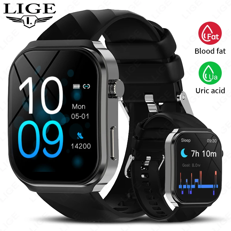 LIGE 2026 New Health Smartwatch 24h Blood Oxygen Heart Rate Monitor Bluetooth Call Sports Fitness Tracker Smart Watch Men Women
LIGE 2026 New Health Smartwatch 24h Blood Oxygen Heart Rate Monitor Bluetooth Call Sports Fitness Tracker Smart Watch Men Women