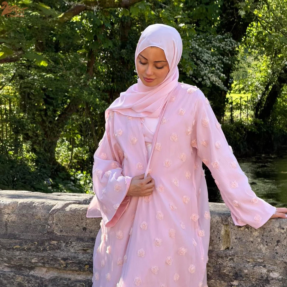 Zahraa 2026 Ramadan Eid Elegant Summer Abaya 3D Flower Modest Dresses Floral Embellishments Abaya Women Muslim Dress With Hijab
Zahraa 2026 Ramadan Eid Elegant Summer Abaya 3D Flower Modest Dresses Floral Embellishments Abaya Women Muslim Dress With Hijab