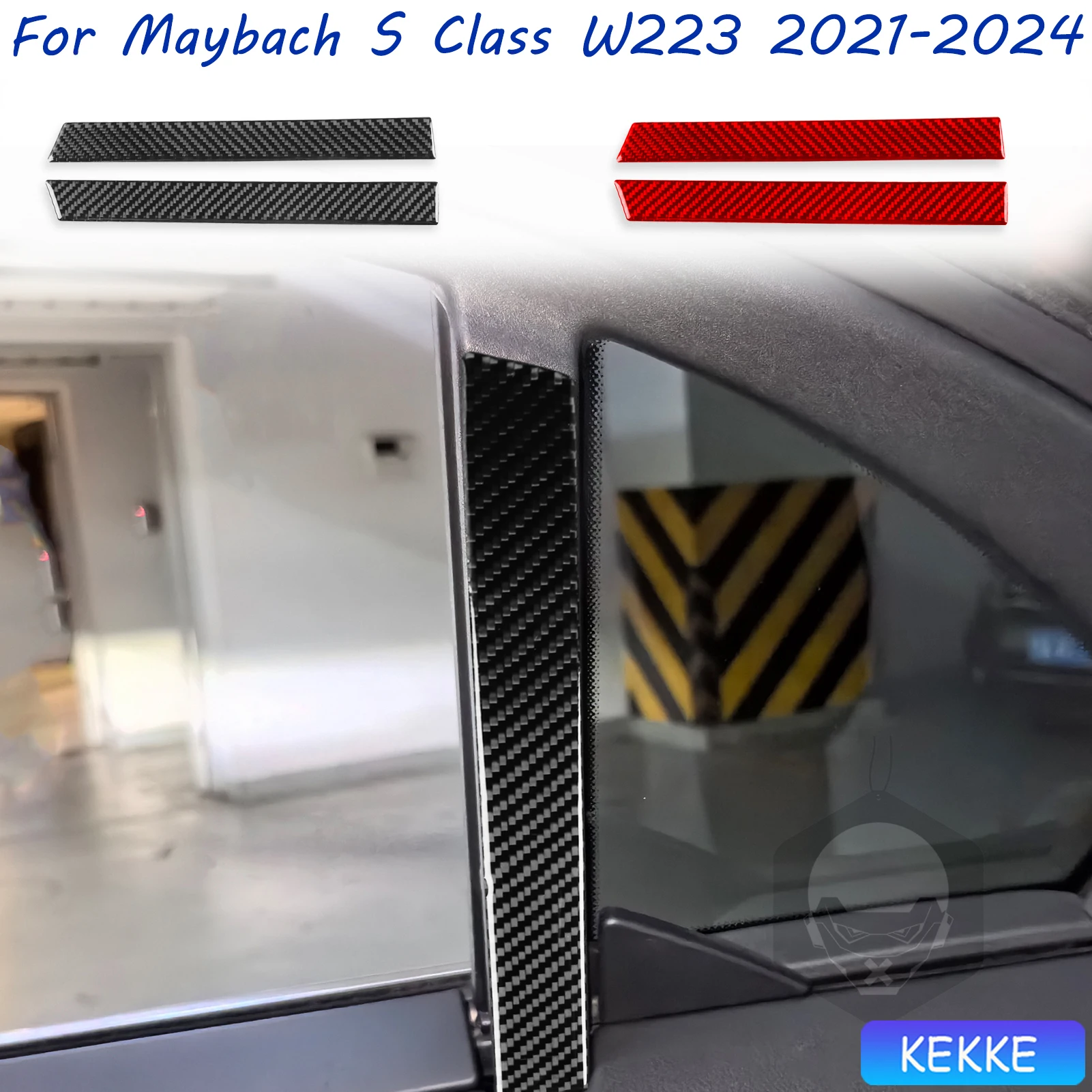 For Mercedes Benz Maybach S Class W223 2021-2024 Inner C-pillar Trim Carbon Fiber Decorative Car Accessory Sticker
For Mercedes Benz Maybach S Class W223 2021-2024 Inner C-pillar Trim Carbon Fiber Decorative Car Accessory Sticker