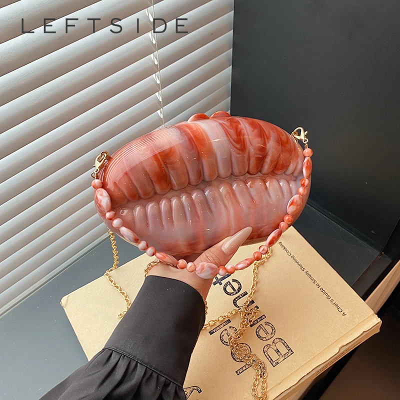 Women's Acrylic Bionic Shell Crossbody Bag Creative Aesthetic Daily Party Dating Shoulder Bags 2026 Luxury Fashion Handbags
Women's Acrylic Bionic Shell Crossbody Bag Creative Aesthetic Daily Party Dating Shoulder Bags 2026 Luxury Fashion Handbags