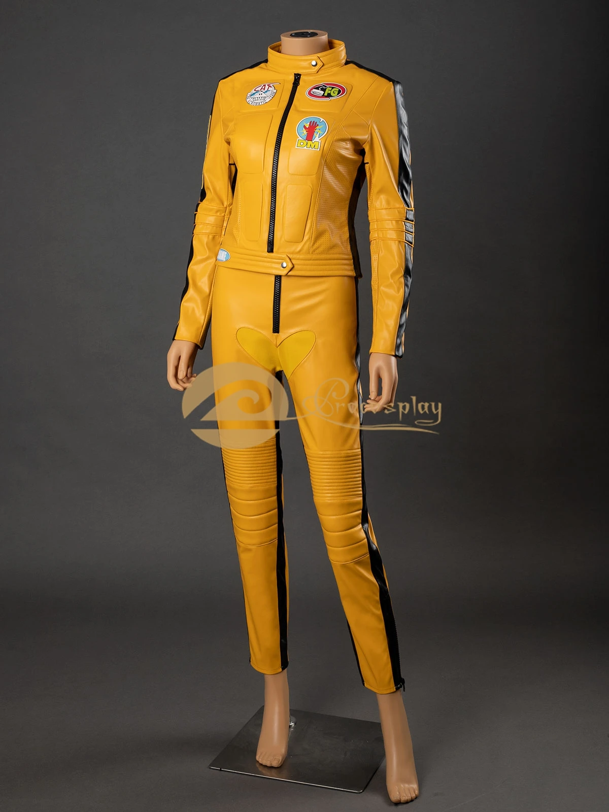 The Bride Beatrix Kiddo Cosplay Costume Women Yellow Biker Jacket Pants for Halloween Role Play
The Bride Beatrix Kiddo Cosplay Costume Women Yellow Biker Jacket Pants for Halloween Role Play