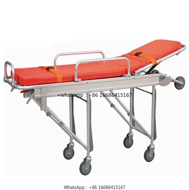 Factory Price Medical Hospital Aluminum Alloy Transport Trolley Ambulance Stretcher
Factory Price Medical Hospital Aluminum Alloy Transport Trolley Ambulance Stretcher