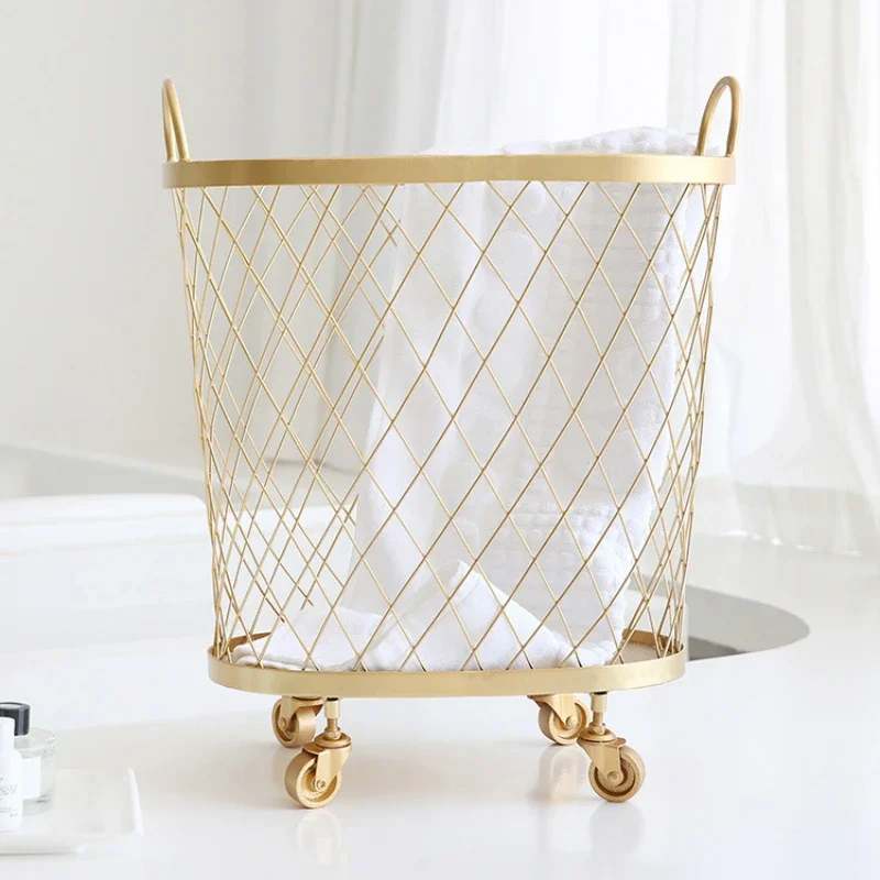 Nordic Iron Art Laundry Basket: Waterproof, Moisture-Resistant Toy Debris Cart with Stable Pulley, Heat-Roasted Paint
Nordic Iron Art Laundry Basket: Waterproof, Moisture-Resistant Toy Debris Cart with Stable Pulley, Heat-Roasted Paint