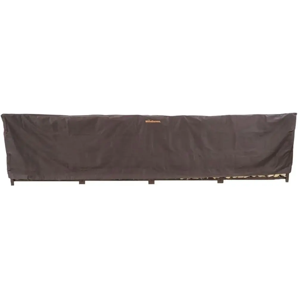 16' Waterproof Outdoor Firewood Cover with Front Opening Straps - Brown
16' Waterproof Outdoor Firewood Cover with Front Opening Straps - Brown