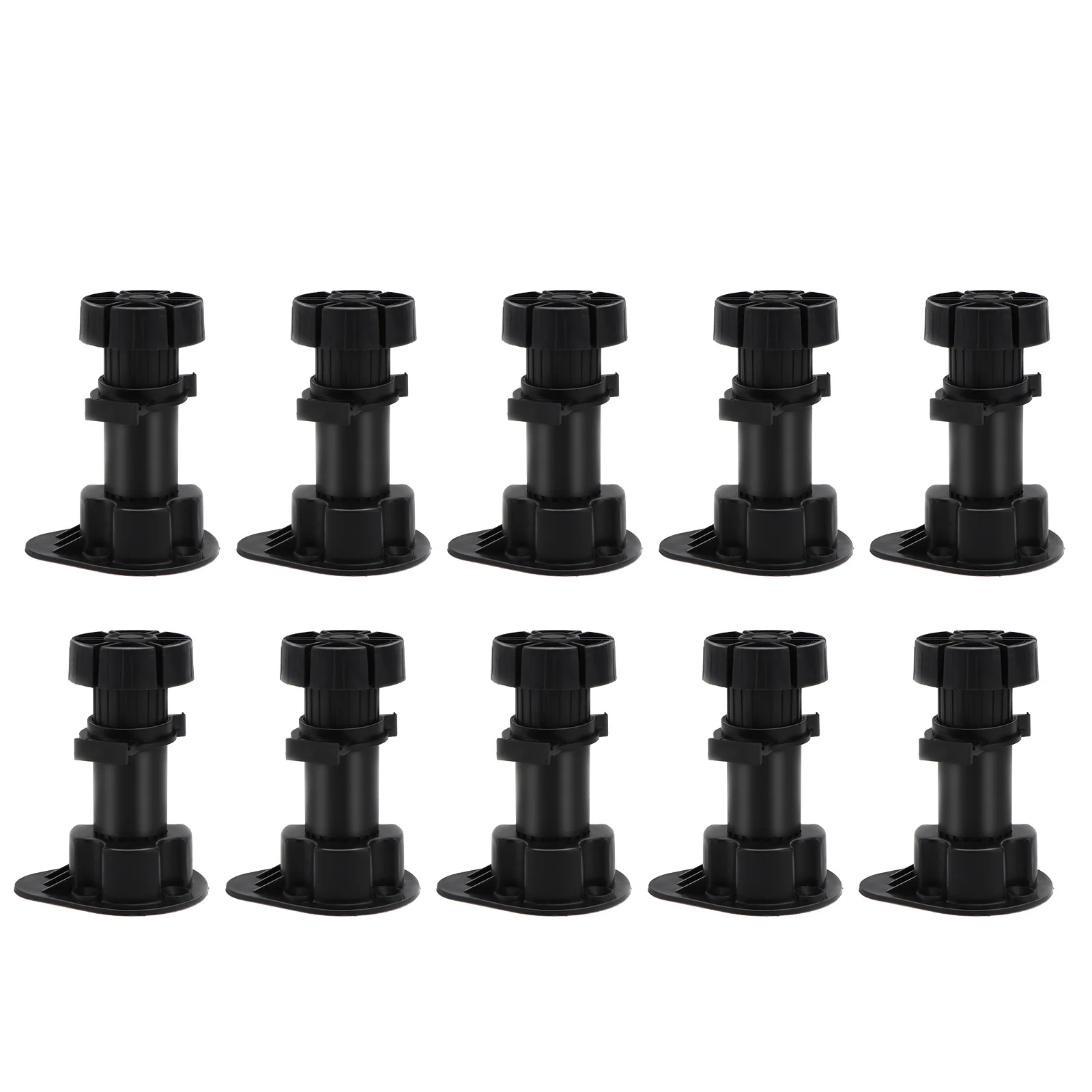 1Set Black Plastic Adjustable Cabinet Feet 10cm Durable Furniture Legs Support Sofa Table Cabinet Replacement Support Foot
1Set Black Plastic Adjustable Cabinet Feet 10cm Durable Furniture Legs Support Sofa Table Cabinet Replacement Support Foot