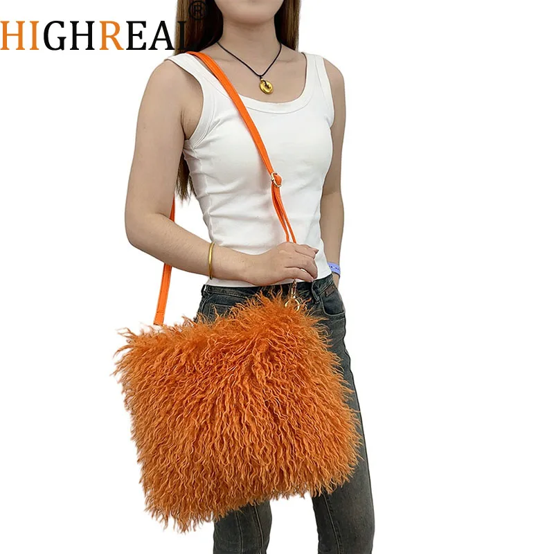 Женские модные сумки из искусственного монгольского овечьего меха, пляжная сумка на плечо из искусственного меха, женская сумка из искусственного меха, роскошные сумки через плечо
Женские модные сумки из искусственного монгольского овечьего меха, пляжная сумка на плечо из искусственного меха, женская сумка из искусственного меха, роскошные сумки через плечо