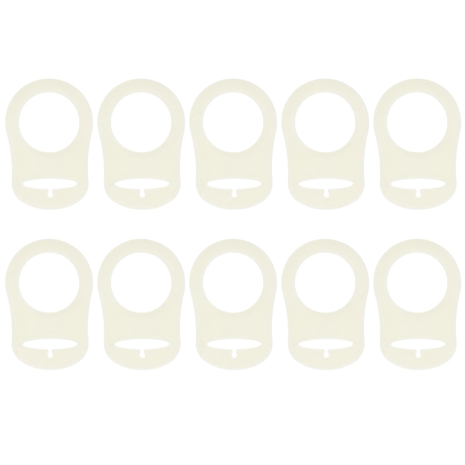 10 Pcs Silicone Baby Pacifier Holders Soft Toddler Teether Rings Safe Anti Slip Bottle Seals Durable Reliable
10 Pcs Silicone Baby Pacifier Holders Soft Toddler Teether Rings Safe Anti Slip Bottle Seals Durable Reliable