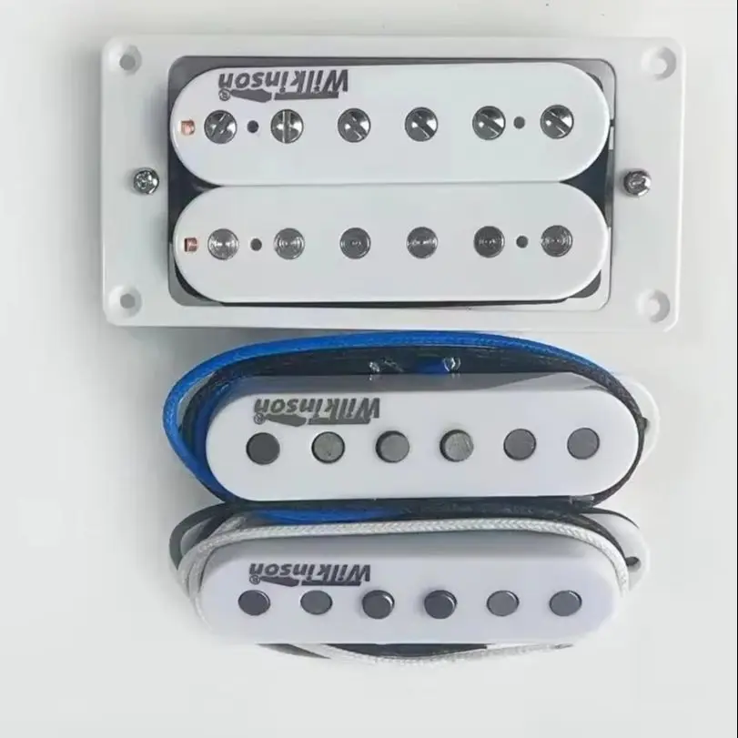 Wilkinson Electric Guitar Humbucker Pickup Set Yellow Frame for Guitarists
Wilkinson Electric Guitar Humbucker Pickup Set Yellow Frame for Guitarists