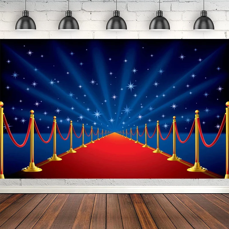 Red Carpet Stage Photography Backdrop Blue Starry Sky Stars Party Award Ceremony Baby Kids Birthday Background Decoration Banner
Red Carpet Stage Photography Backdrop Blue Starry Sky Stars Party Award Ceremony Baby Kids Birthday Background Decoration Banner