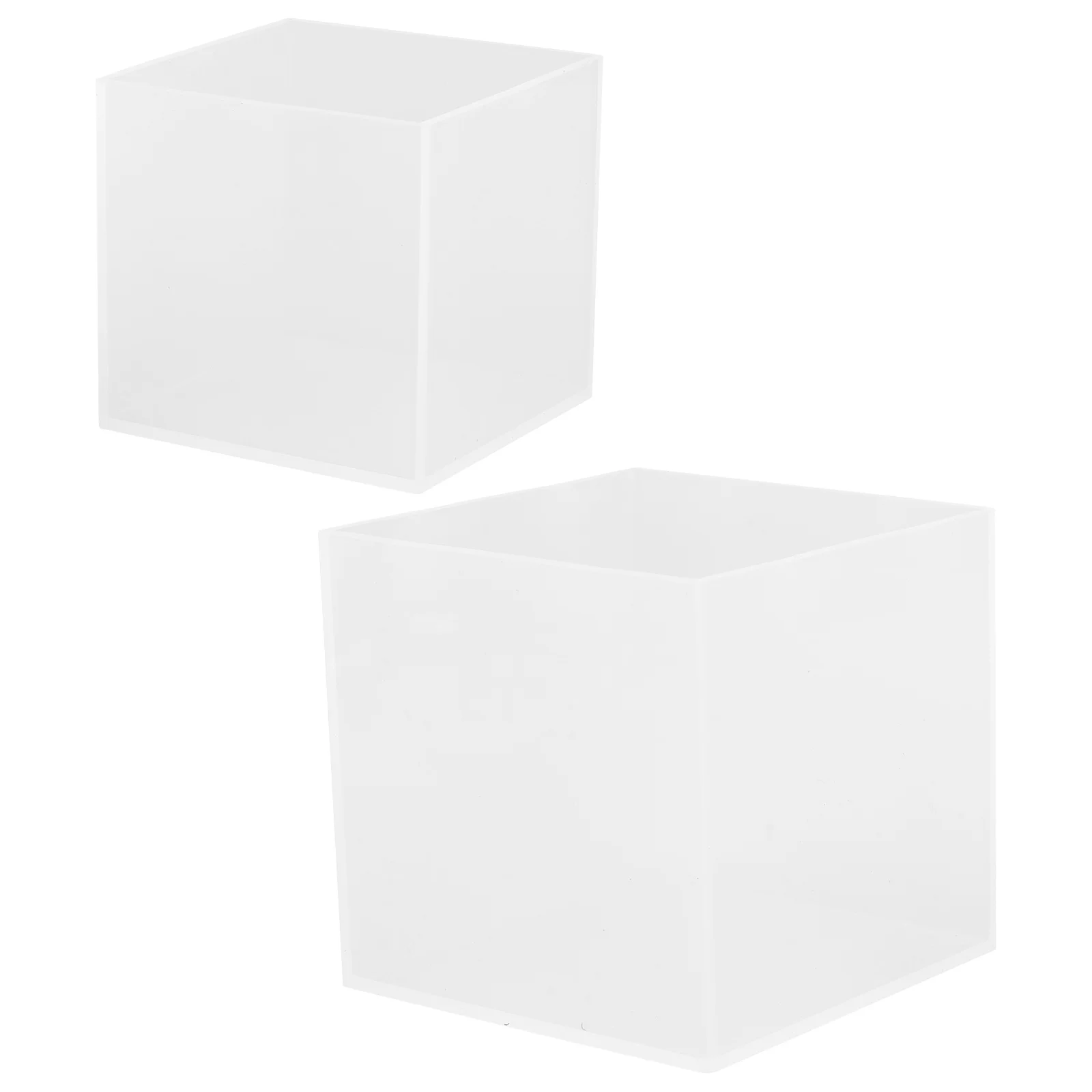 2Pcs Clear Silicone Cube Molds High Transparency Square Epoxy Resin Mold Easy Release DIY Casting Mold for Resin Ornaments
2Pcs Clear Silicone Cube Molds High Transparency Square Epoxy Resin Mold Easy Release DIY Casting Mold for Resin Ornaments
