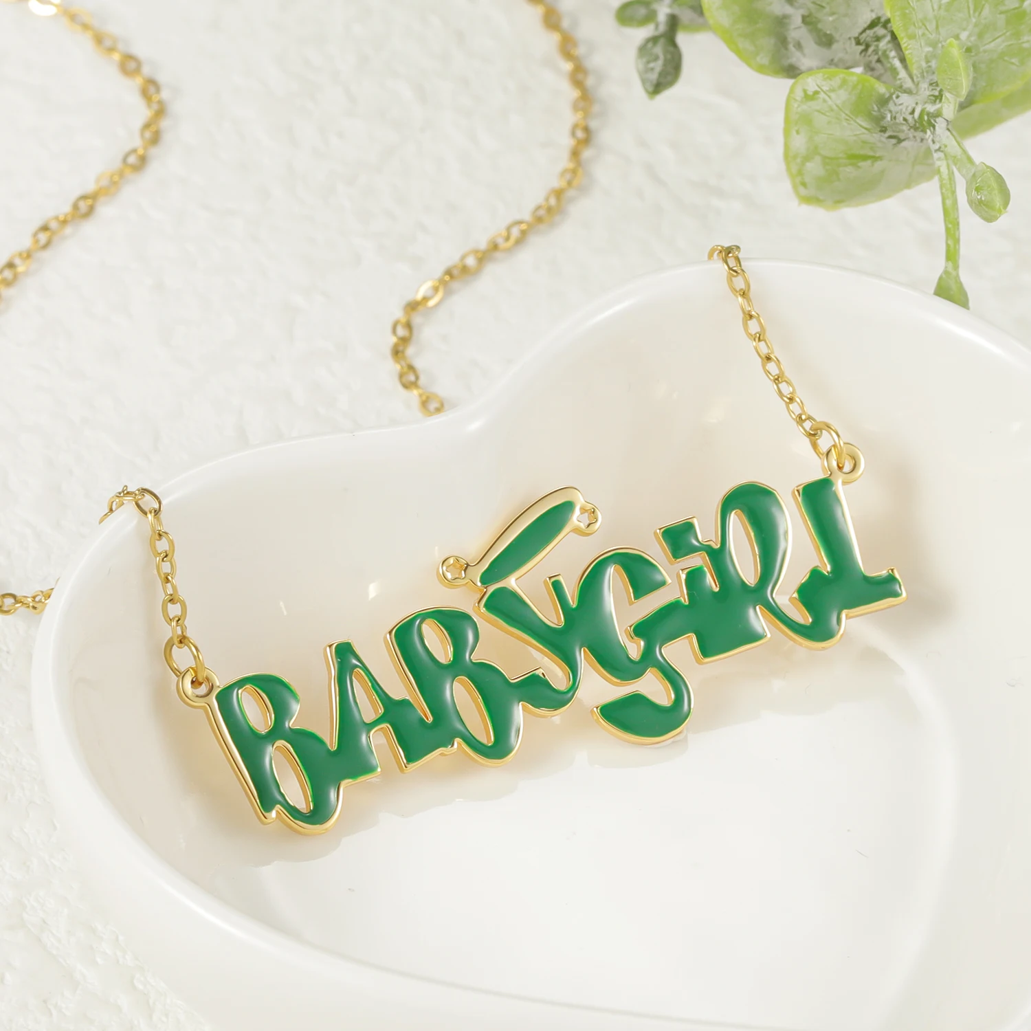 Personalized Enamel Craftsmanship Customized Name Necklace 18K Stainless Steel Hip Hop Fashion Jewelry Christmas Gift for Lover
Personalized Enamel Craftsmanship Customized Name Necklace 18K Stainless Steel Hip Hop Fashion Jewelry Christmas Gift for Lover