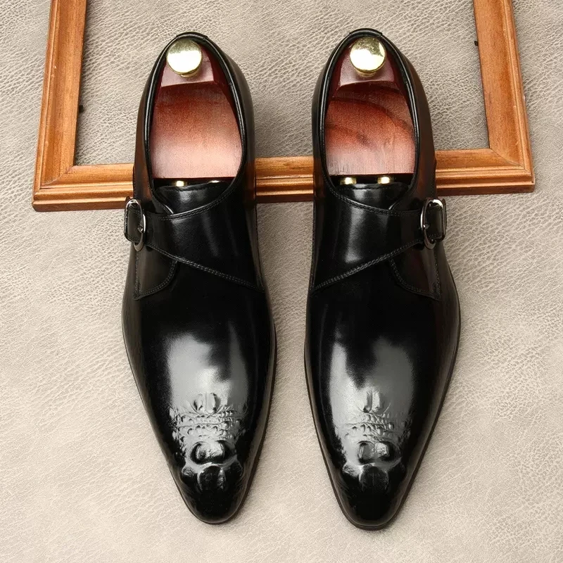 HKDQ Casual Office Men Oxford Dress Shoes Genuine Leather Loafers Slip On Wedding Pointed Toe Hasp Elegant Formal Man Shoes
HKDQ Casual Office Men Oxford Dress Shoes Genuine Leather Loafers Slip On Wedding Pointed Toe Hasp Elegant Formal Man Shoes