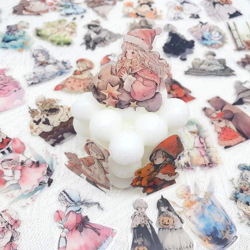 50pcs Watercolor Fairy Tale PET Stickers Decals For Phone Scrapbook Suitcase Helmet Guitar DIY Aesthetic Stickers Creative Gifts
50pcs Watercolor Fairy Tale PET Stickers Decals For Phone Scrapbook Suitcase Helmet Guitar DIY Aesthetic Stickers Creative Gifts