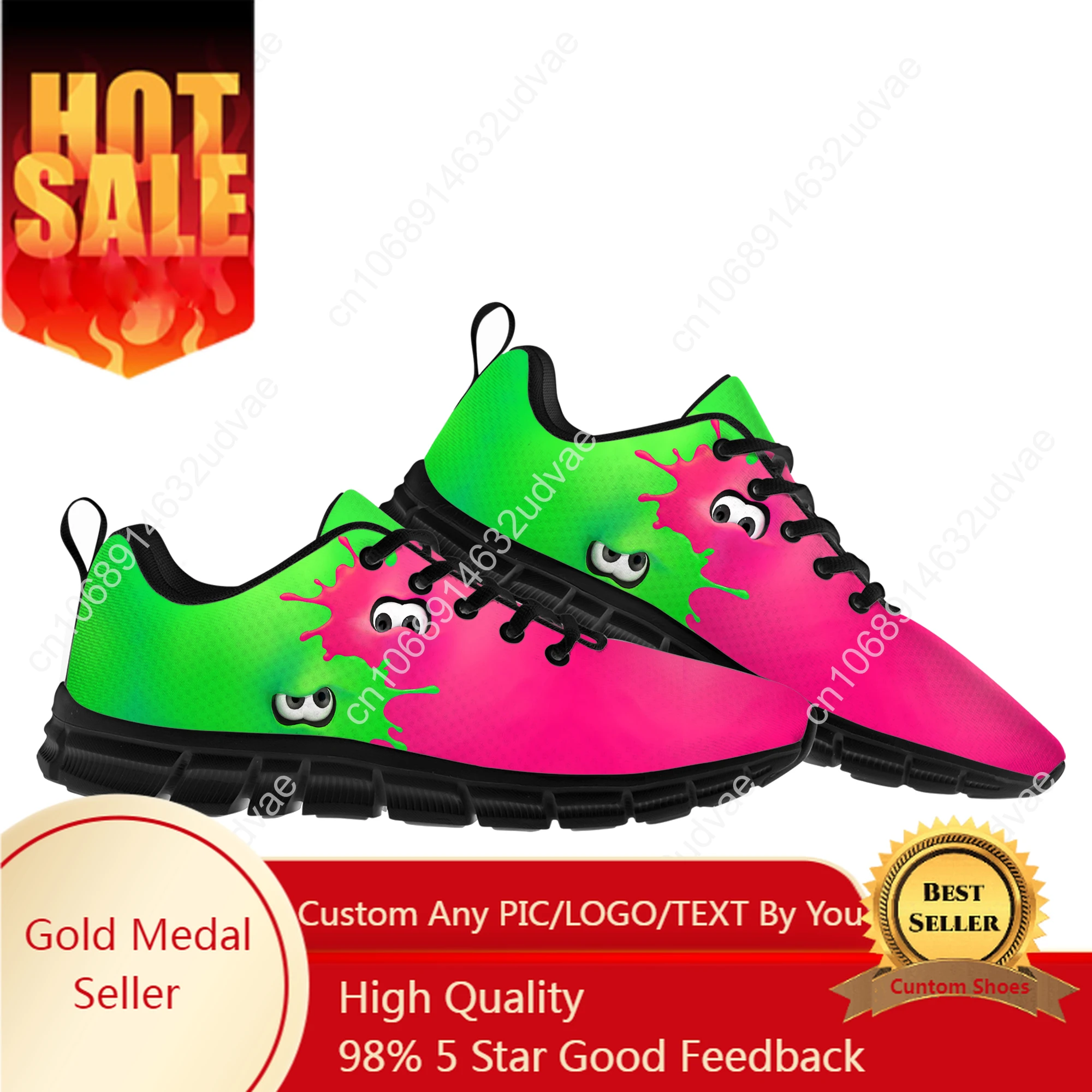 Splatoons Sneakers Mens Womens Teenager Customized Sports Shoes Casual Custom Made Shoe High Quality Couple Shoes
Splatoons Sneakers Mens Womens Teenager Customized Sports Shoes Casual Custom Made Shoe High Quality Couple Shoes