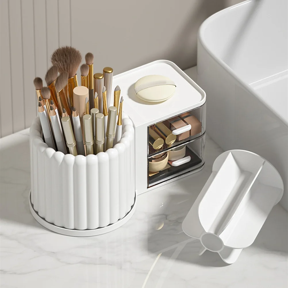 Rotating Brush Holder Multi-Purpose Desk Organizer Pen Holder Pencil Cup Drawer Office Brush Storage Pen Supply
Rotating Brush Holder Multi-Purpose Desk Organizer Pen Holder Pencil Cup Drawer Office Brush Storage Pen Supply
