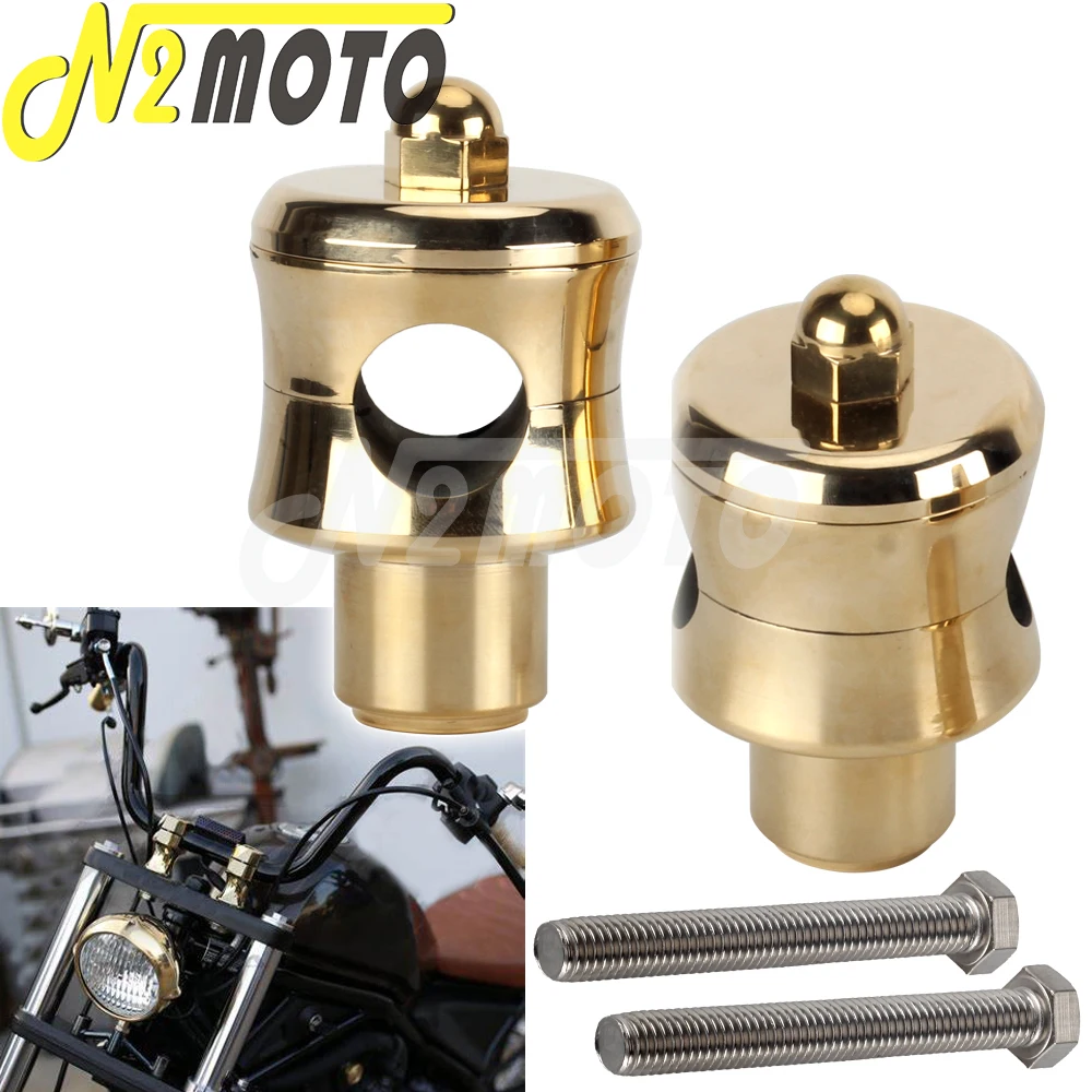 1" 25mm Motorcycle Vintage Handlebar Riser Kit Mount Brass Durable Handle Bar Clamp Adapter For Harley BMW Honda Bobber Chopper
1" 25mm Motorcycle Vintage Handlebar Riser Kit Mount Brass Durable Handle Bar Clamp Adapter For Harley BMW Honda Bobber Chopper