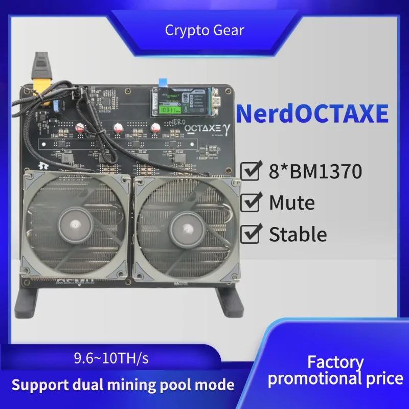 2026 Новый майнер ASIC NerdOCTAXE 9,6 ~ 10TH/s BTC Miner
2026 Новый майнер ASIC NerdOCTAXE 9,6 ~ 10TH/s BTC Miner