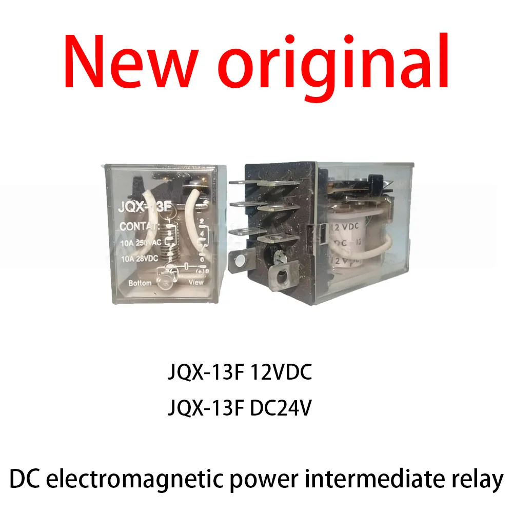 10 Pcs/Lot New original JQX-13F 12VDC JQX-13F DC24V DC electromagnetic power intermediate relay
10 Pcs/Lot New original JQX-13F 12VDC JQX-13F DC24V DC electromagnetic power intermediate relay
