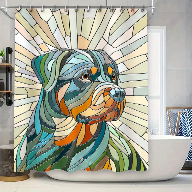 Creative Glass Print Shower Curtain Dog Decor Bathroom Accessories Modern Pet Art Wall Home Decoration Waterproof Printing
Creative Glass Print Shower Curtain Dog Decor Bathroom Accessories Modern Pet Art Wall Home Decoration Waterproof Printing