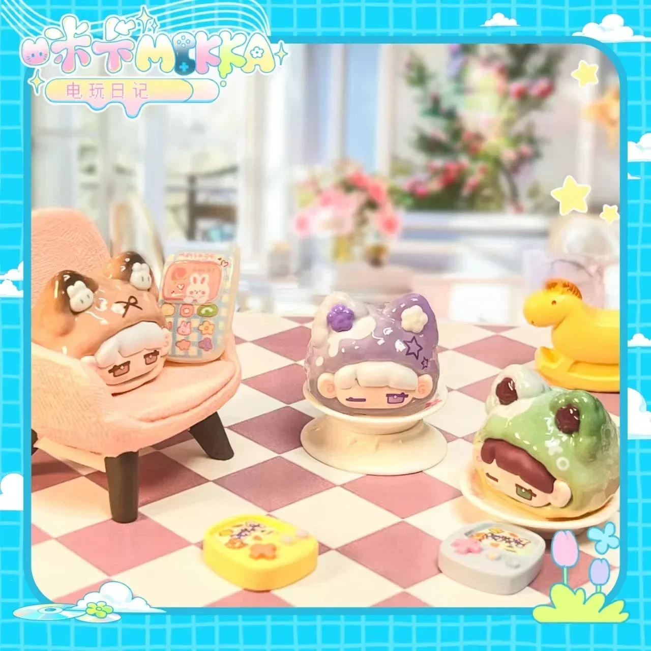 BUNNY Mikka Video Game Diary Strawberry Mousta Blind Box Toys Doll Cute Anime Action Figure Ornaments Figurines Dolls Desktop
BUNNY Mikka Video Game Diary Strawberry Mousta Blind Box Toys Doll Cute Anime Action Figure Ornaments Figurines Dolls Desktop