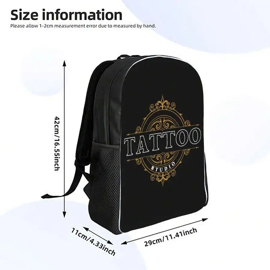 Casual Tattoo Studio Backpack For Daily Use With Single Main Compartment
Casual Tattoo Studio Backpack For Daily Use With Single Main Compartment