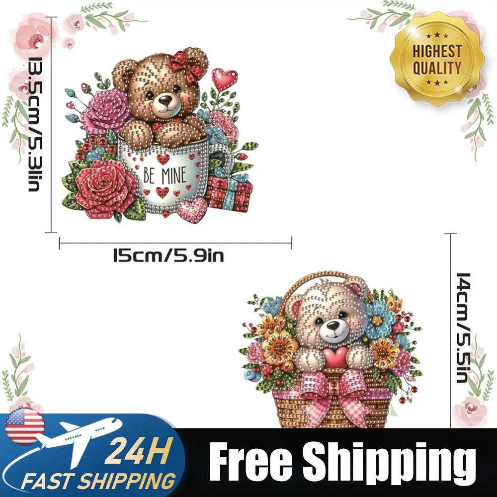 2Pcs PET Special Shaped Cartoon Animal Rhinestone Diamond Art Window Pendants 5D DIY Diamond Art Hanging Decor for Beginner
2Pcs PET Special Shaped Cartoon Animal Rhinestone Diamond Art Window Pendants 5D DIY Diamond Art Hanging Decor for Beginner