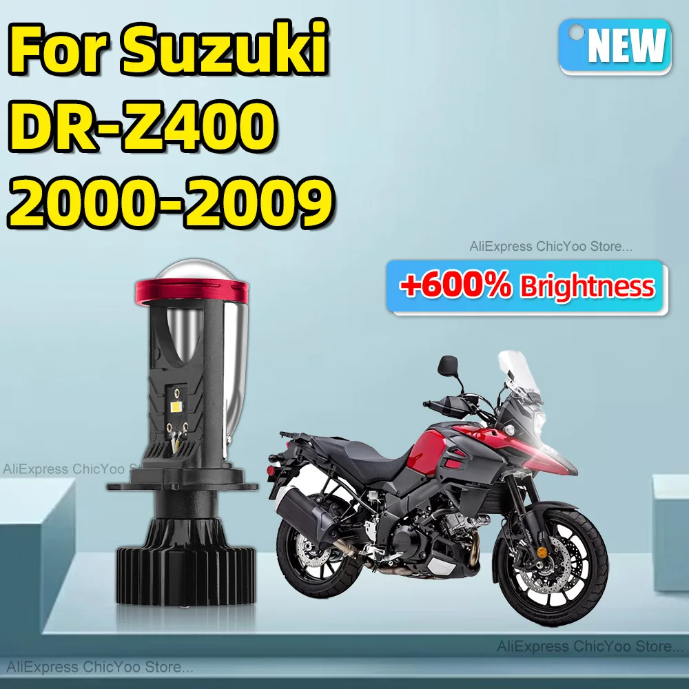 For Suzuki DR-Z400 2000 2001 2002 2003-2009 1PCS Projector Lens 6000K 15000LM H4 LED Headlight Motorcycle Bulb Motorbike Lamp12V
For Suzuki DR-Z400 2000 2001 2002 2003-2009 1PCS Projector Lens 6000K 15000LM H4 LED Headlight Motorcycle Bulb Motorbike Lamp12V
