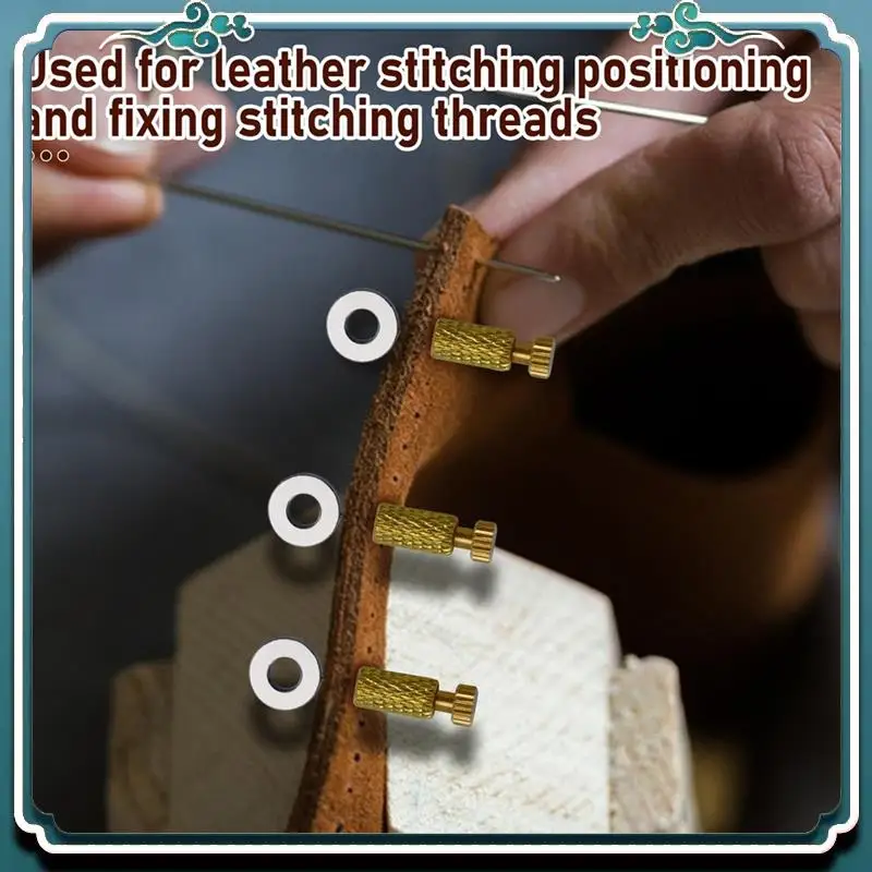 Premium 24PCS Leather Sewing Located Needles, DIY Leather Suture Positioning Needle Position Leather Edge Pins 2 Models
Premium 24PCS Leather Sewing Located Needles, DIY Leather Suture Positioning Needle Position Leather Edge Pins 2 Models