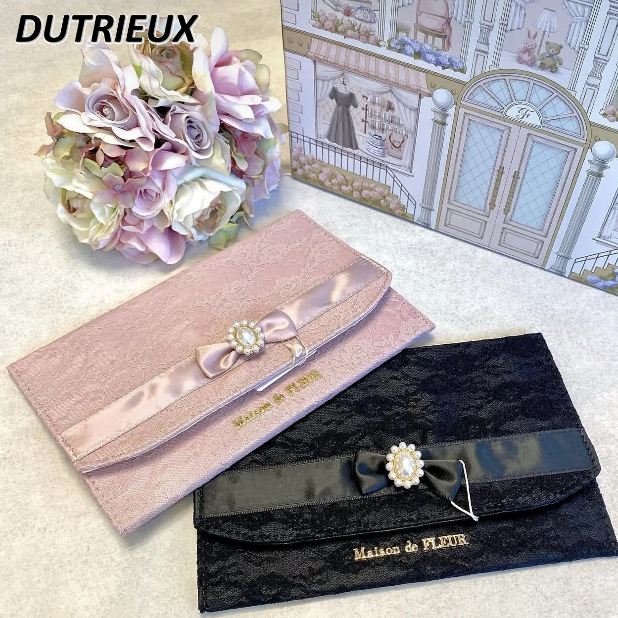 Sweet Cute New 2025 Japanese Style Wallet Small Bag Bow Decorative Lace Card Clip Solid Color Simple Casual Women's Bags
Sweet Cute New 2025 Japanese Style Wallet Small Bag Bow Decorative Lace Card Clip Solid Color Simple Casual Women's Bags