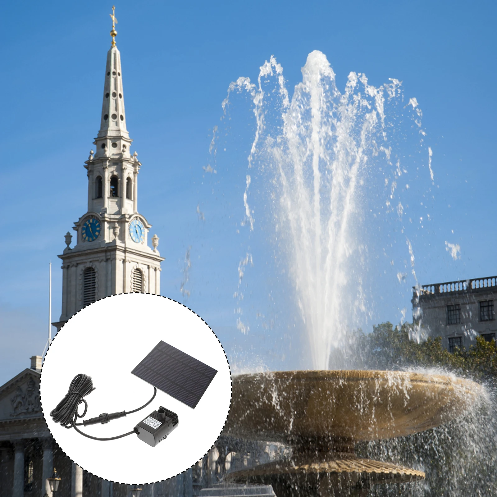 6V Solar Fountain Water Pump for Pool Pond Garden Decor Black Eco-Friendly Hard Plastic Shell Solar Powered Outdoor Small Size
6V Solar Fountain Water Pump for Pool Pond Garden Decor Black Eco-Friendly Hard Plastic Shell Solar Powered Outdoor Small Size