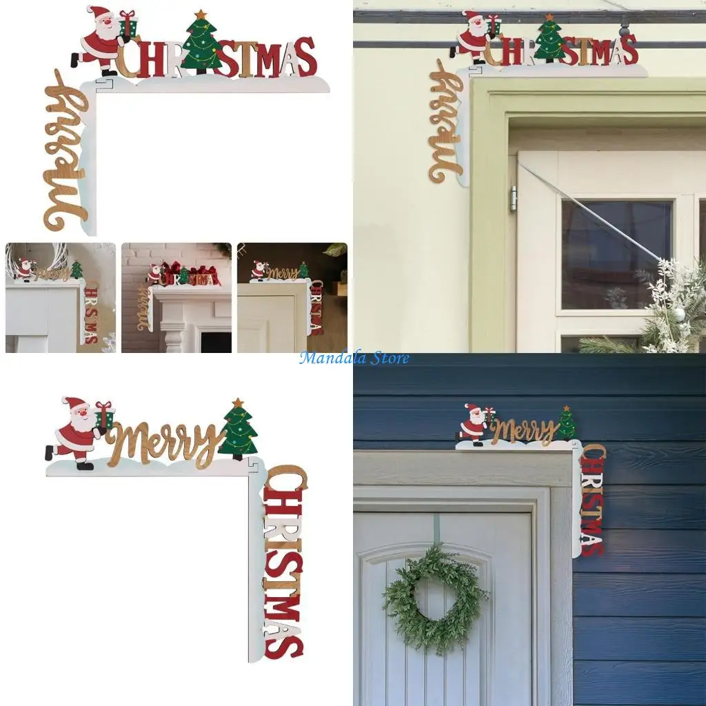 U2JC Christmas Charm Corner Door Frame Decor Wooden Aesthetic Decorations for Wall
U2JC Christmas Charm Corner Door Frame Decor Wooden Aesthetic Decorations for Wall
