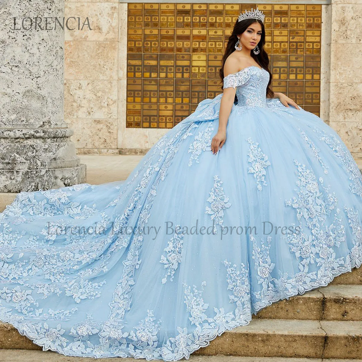 Платье Quinceanera с 3D цветами с открытыми плечами аппликацией с большим бантом, бисером и накидкой, милое официальное платье без рукавов 16 лет 15 лет
Платье Quinceanera с 3D цветами с открытыми плечами аппликацией с большим бантом, бисером и накидкой, милое официальное платье без рукавов 16 лет 15 лет