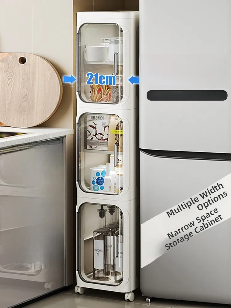 Multi-Layer Kitchen Storage Rack Narrow Cabinet Fridge Seasoning Storage Mobile Wall Integrated Storage Cabinet Modern Si...
Multi-Layer Kitchen Storage Rack Narrow Cabinet Fridge Seasoning Storage Mobile Wall Integrated Storage Cabinet Modern Si...
