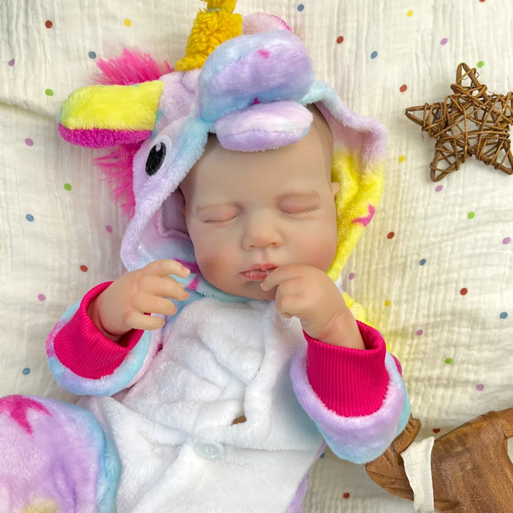 BZDOLL 19inch Asleep Cloth Body Reborn Baby Doll 48cm Lifelike 3D Skin Realistic Doll for Kids Birthday Gift
BZDOLL 19inch Asleep Cloth Body Reborn Baby Doll 48cm Lifelike 3D Skin Realistic Doll for Kids Birthday Gift