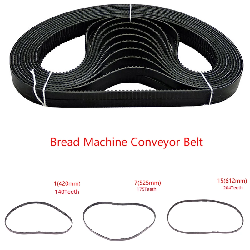 Universal Household Bread Machine Belts Bread Making Part Accessories Conveyor Belt 420-612MM Bread Machine Belt
Universal Household Bread Machine Belts Bread Making Part Accessories Conveyor Belt 420-612MM Bread Machine Belt