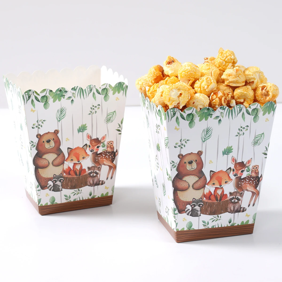 10pcs Paper Woodland Animal Popcorn Boxes Candy Boxes Gifts Box for Kids Safari Birthday Party Baby Shower Party Supplies Decor
10pcs Paper Woodland Animal Popcorn Boxes Candy Boxes Gifts Box for Kids Safari Birthday Party Baby Shower Party Supplies Decor