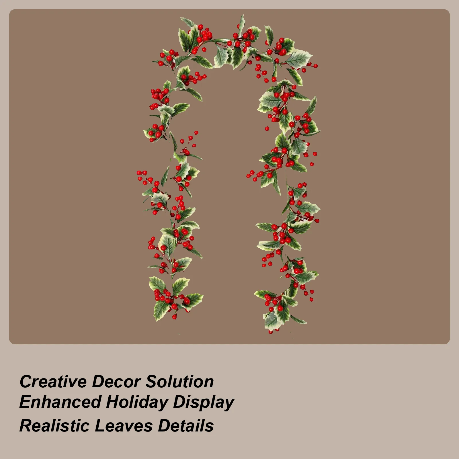 Реалистичная рождественская гирлянда 5,7 фута, искусственные рождественские украшения, реалистичная гирлянда из красных ягод, праздничный декор для дома и улицы
Реалистичная рождественская гирлянда 5,7 фута, искусственные рождественские украшения, реалистичная гирлянда из красных ягод, праздничный декор для дома и улицы