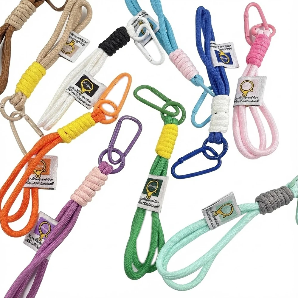 2Pcs/Lot Nylon Cord Keychains Braided Lanyard Wrist Strap with Carabiner Hook DIY Car Keychain Backpack Charm Accessories
2Pcs/Lot Nylon Cord Keychains Braided Lanyard Wrist Strap with Carabiner Hook DIY Car Keychain Backpack Charm Accessories