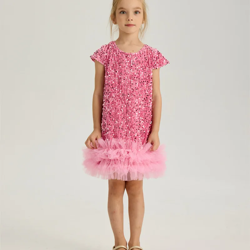 Girls Halloween Sequined Vest Skirt Princess TuTu Dress Children's Birthday Party Christmas Yarn Fluffy Dress 2-7T
Girls Halloween Sequined Vest Skirt Princess TuTu Dress Children's Birthday Party Christmas Yarn Fluffy Dress 2-7T