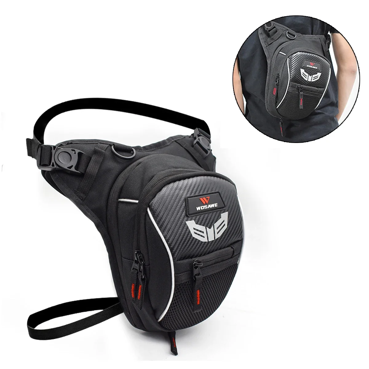 1pc Black Motorcycle Fanny Pack Racing Drop Leg Waist Bag Motorcycle Cycling Riding Traveling Tactical Waist Pack Oxford Leg Bag
1pc Black Motorcycle Fanny Pack Racing Drop Leg Waist Bag Motorcycle Cycling Riding Traveling Tactical Waist Pack Oxford Leg Bag