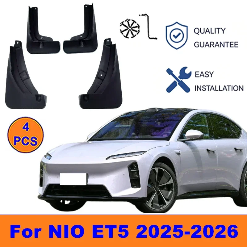 4Pcs Mud Flaps For NIO ET5 2025-2026 - Splash Guards Front&Rear Wheel Fender Mudguards Car Exterior Protection Accessories
4Pcs Mud Flaps For NIO ET5 2025-2026 - Splash Guards Front&Rear Wheel Fender Mudguards Car Exterior Protection Accessories