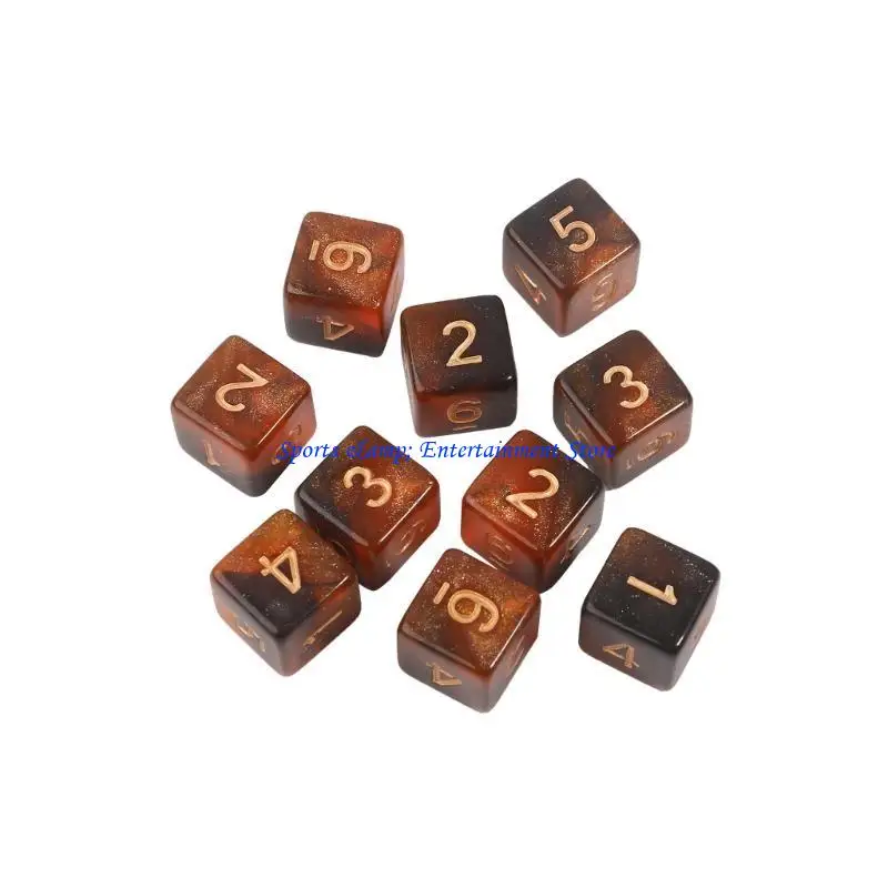 G7NF 10Pcs 15mm Acrylic Dices Digital 6 Sided Dices Role Playing Dices Puzzle Dices Toy Board Game Accessory Party Bar Dices
G7NF 10Pcs 15mm Acrylic Dices Digital 6 Sided Dices Role Playing Dices Puzzle Dices Toy Board Game Accessory Party Bar Dices