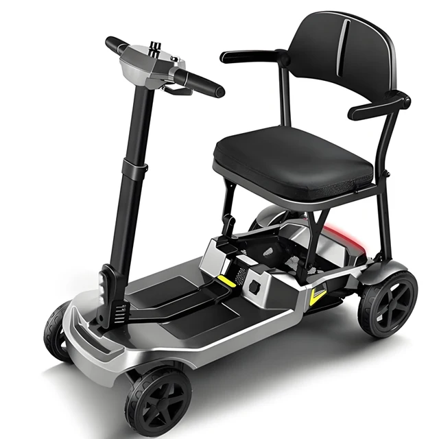 Hot Selling 16Kg Lightweight Black All Terrain Fast Folding Handicapped Scooters 4 Wheel Electric Mobility Scooter for Adult
Hot Selling 16Kg Lightweight Black All Terrain Fast Folding Handicapped Scooters 4 Wheel Electric Mobility Scooter for Adult