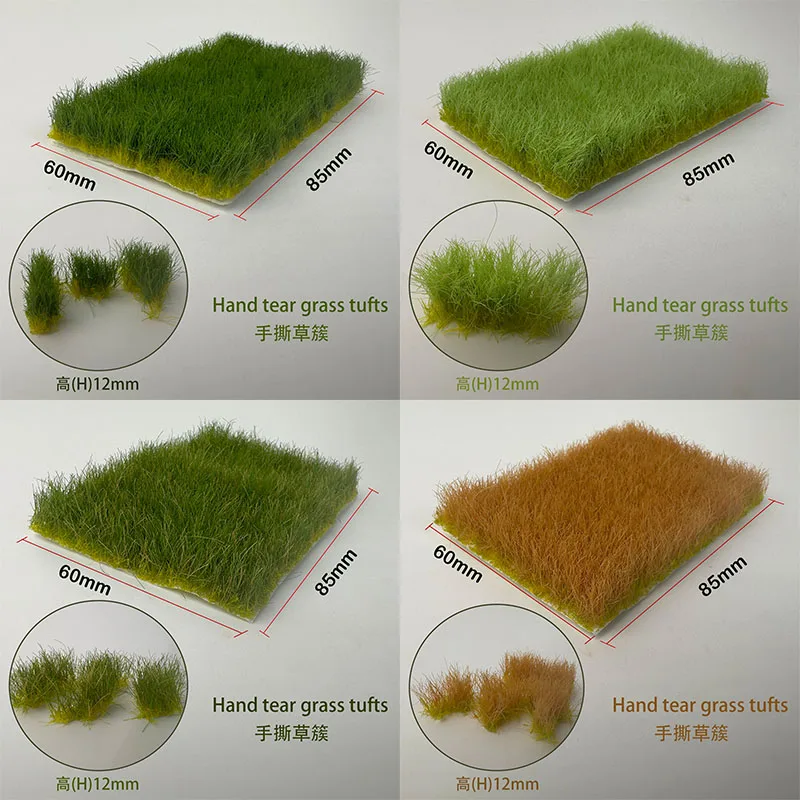 12mm Long Grass Clusters Model Diy Handmade Hand Torn Grass Simulation Lawn Miniature Scene with Scenery Materials 
12mm Long Grass Clusters Model Diy Handmade Hand Torn Grass Simulation Lawn Miniature Scene with Scenery Materials
